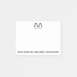 Penguin Pair personaliseren Post-it® Notes
