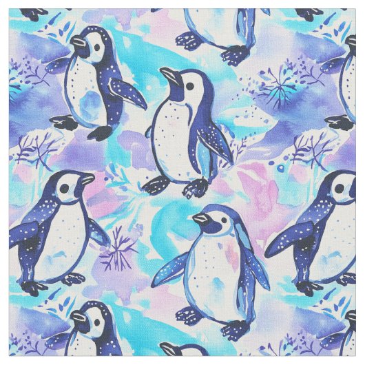 Penguin Palooza Stof (Close Up)