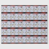 Penguin Pals Wrapping Paper - Kerstmis Cadeaupapier (Vlak)
