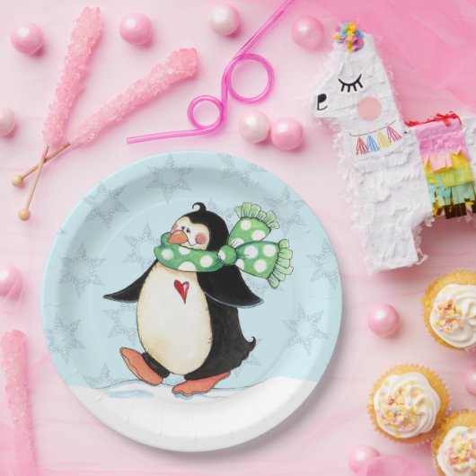 Penguin Papieren Bordje (Feest)