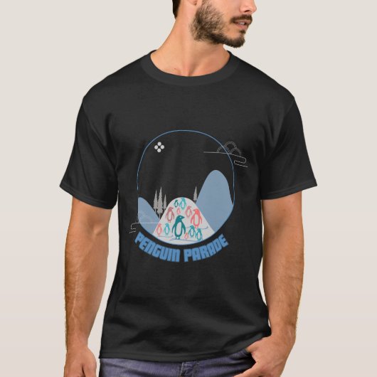 Penguin Parade T-shirt (Voorkant)