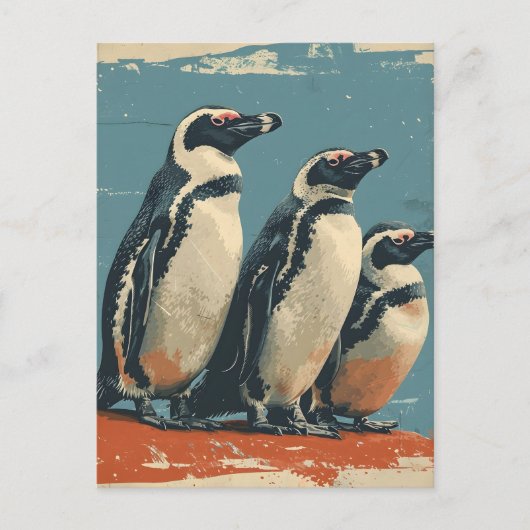 Penguin Paradise:  Briefkaart (Voorkant)