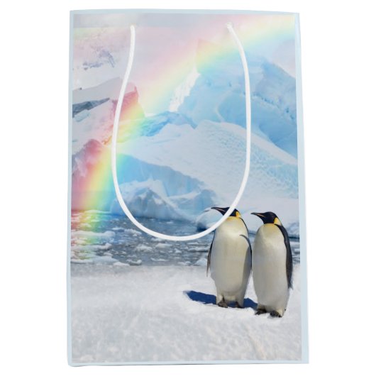 Penguin Paradise Medium Gift Bag Cadeauzakje (Voorkant)