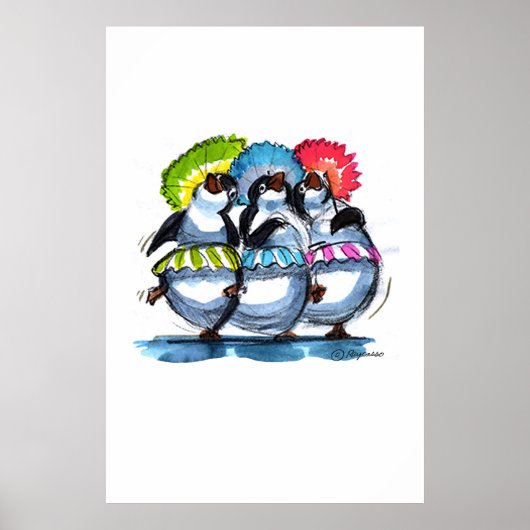 pEnGuIn Paraprellas Poster (Voorkant)