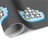 Penguin Party Antarctica Zoo Animal Love Zookeeper Cadeaupapier (Rol Hoek)