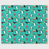 Penguin Party Cadeaupapier (Vlak)