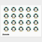 Penguin Party Dank u Stickers (Vel)