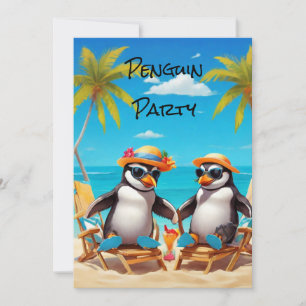 Penguin Party Kaart