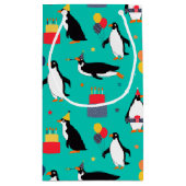 Penguin Party Klein Cadeauzakje (Achterkant)