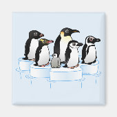 Penguin Party Magneet (Voorkant)