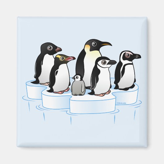 Penguin Party Magneet (Voorkant)