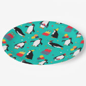Penguin Party Papieren Bordje (Gekanteld)