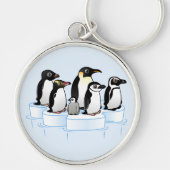 Penguin Party Sleutelhanger (Voorkant)