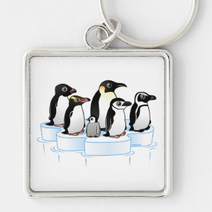 Penguin Party Sleutelhanger