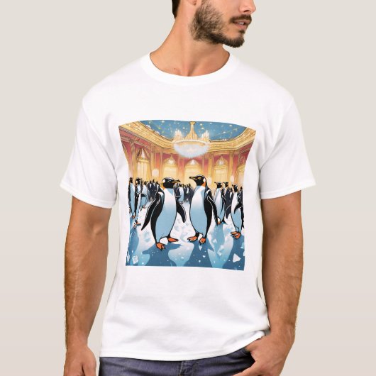 Penguin Party T-shirt (Voorkant)
