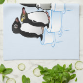 Penguin Party Theedoek (Gevouwen)