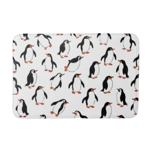 Penguin Pattern Badmat