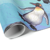 Penguin Pattern Cadeaupapier (Rol Hoek)