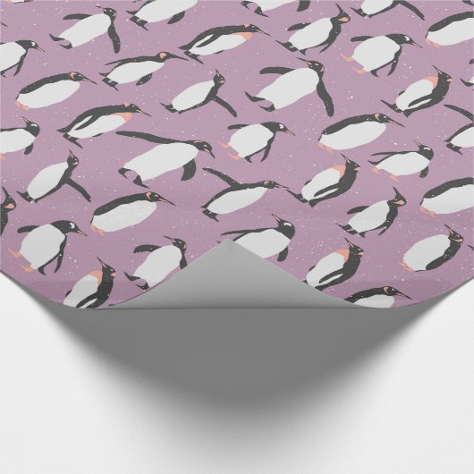 Penguin Pattern Cadeaupapier (Hoek)