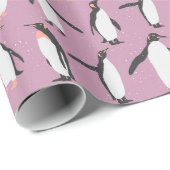 Penguin Pattern Cadeaupapier (Rol Hoek)