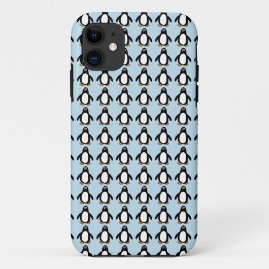 Penguin Pattern Case-Mate iPhone Case (Achterkant)