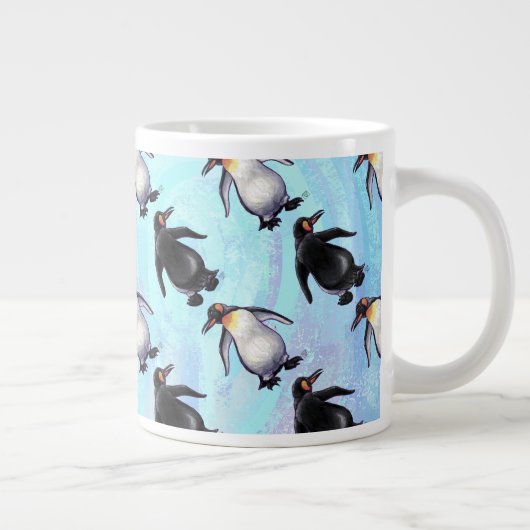 Penguin Pattern Grote Koffiekop (Rechts)