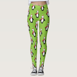 Penguin Pattern Leggings