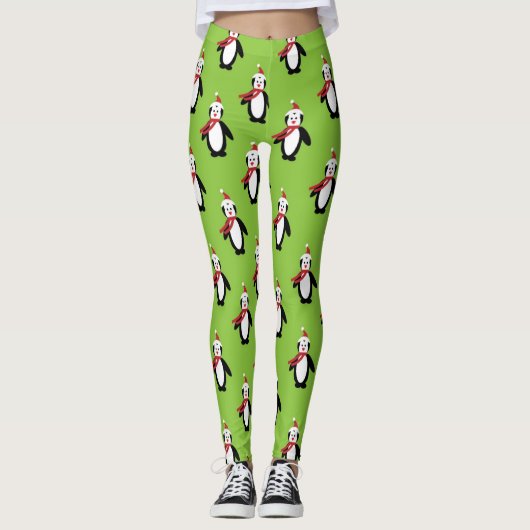 Penguin Pattern Leggings (Voorkant)