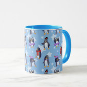 Penguin Pattern Mok (Voorkant rechts)