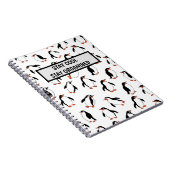 Penguin Pattern Notitieboek (Rechterzijde)