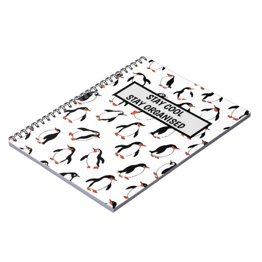 Penguin Pattern Notitieboek (Linkerzijde)