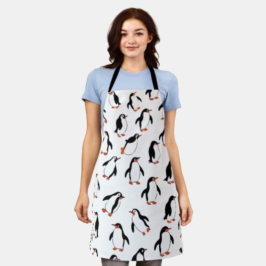 Penguin Pattern Schort (Gedragen)