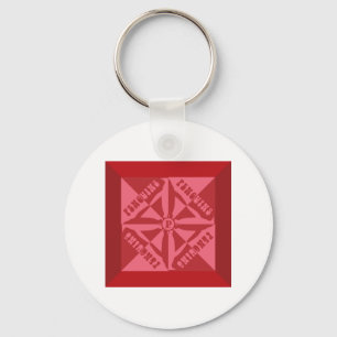 Penguin Pattern Sleutelhanger