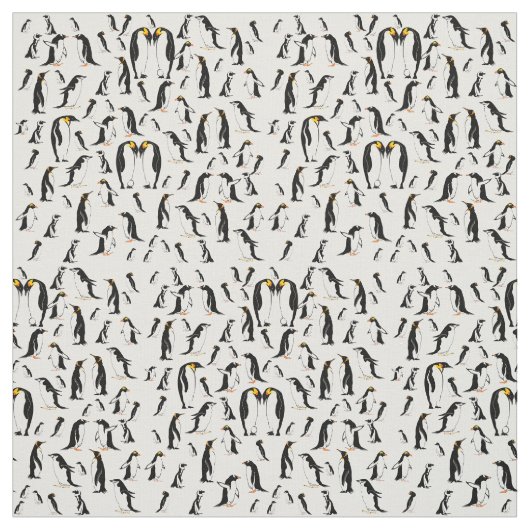 Penguin Pattern Stof (Swatch)