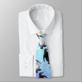 Penguin Pattern Stropdas (Gebonden)