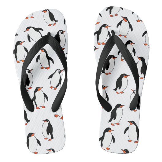 Penguin Pattern Teenslippers (Voetbed)