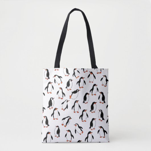 Penguin Pattern Tote Bag (Voorkant)