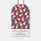 Penguin Personalized Cadeaulabel (Voorkant)