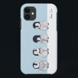 Penguin Personalized Case-Mate iPhone Case<br><div class="desc">Cute pinguin art op een iPhone 11 hoesje.</div>