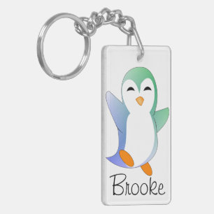Penguin Personalized Sleutelhanger
