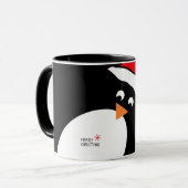 Penguin Persoonlijke kerstMok Mok (Voorkant links)