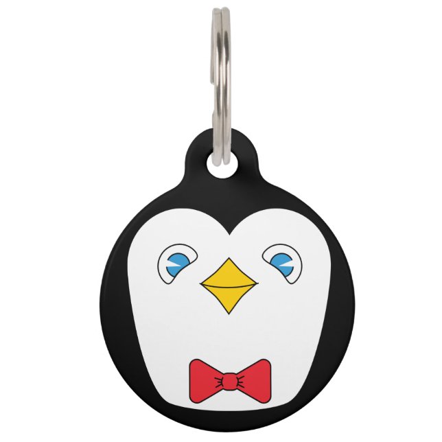 Penguin pet ID-label Huisdierpenning (Voorkant)