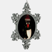 Penguin Pewter Ornament (Links)