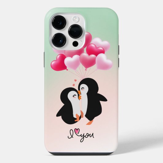 Penguin Phone Case iPhone Hoesje (Achterkant)