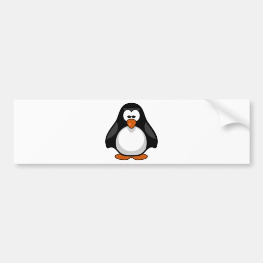 penguin - pinguin bumpersticker (Voorkant)