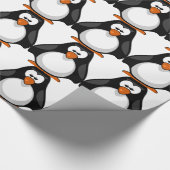 penguin - pinguin cadeaupapier (Hoek)