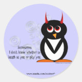 Penguin Pity Party Stickers (Voorkant)