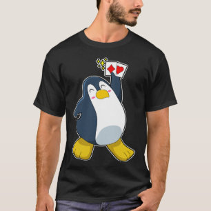 Penguin Poker kaarten Kaart spel T-shirt