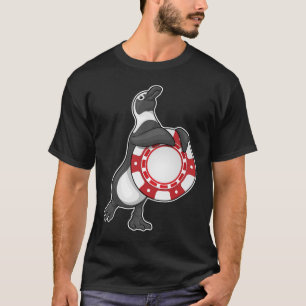 Penguin Poker Poker chips T-shirt