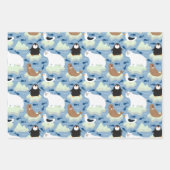 Penguin Polar Beer Seal Wrapping Paper Set van 3 (Voorkant)